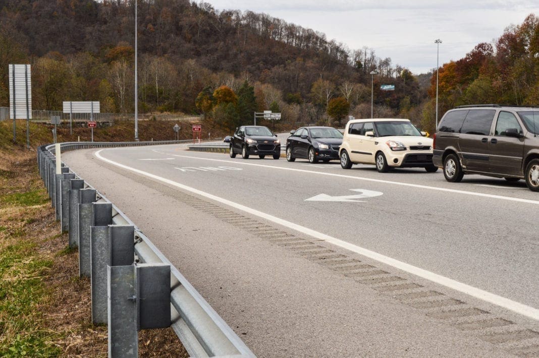 A photo of an on-ramp near Washington Avenue in Wheeling. where a tragic accident