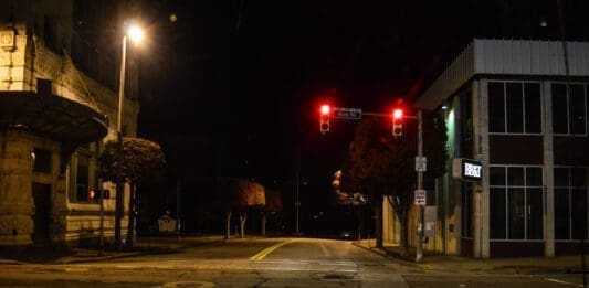 The corner of 12th and Main streets.