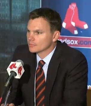 A photo of Ben Cherington in a jacket and tie.