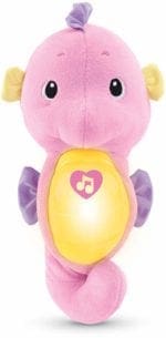 Seahorse toy in pink