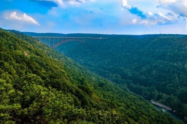 A photo of the wilderness of West Virginia.