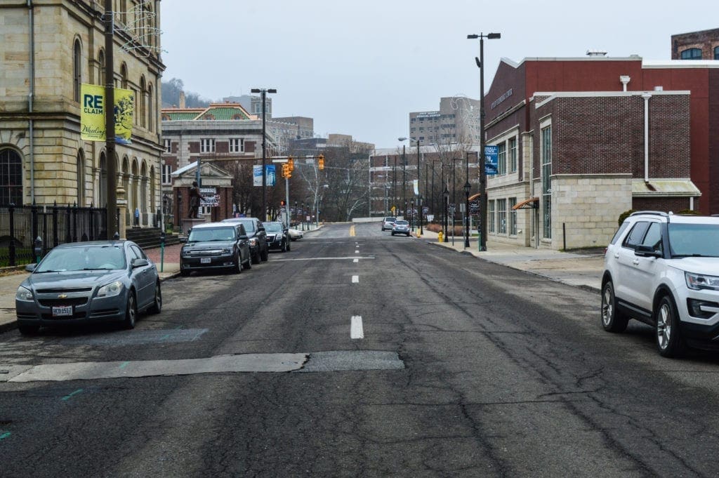 A photo of a street.