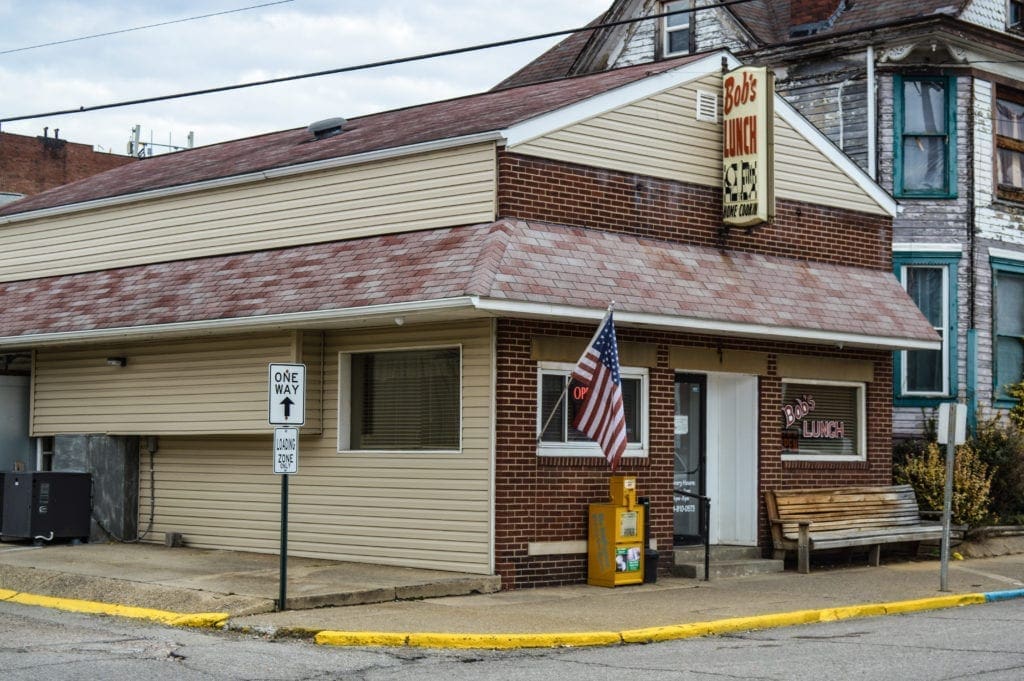 A photo of a restaurant that is now closed.