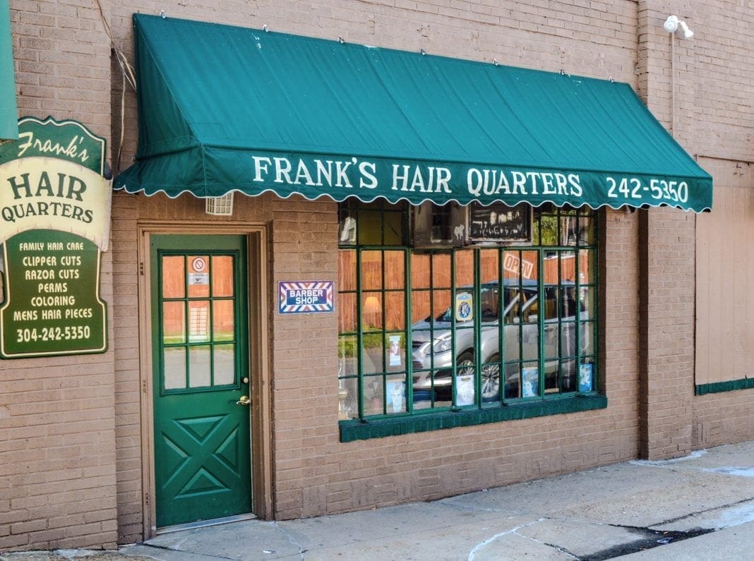 A photo of a barber shop.