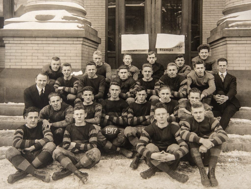 A football team from the 1930s.