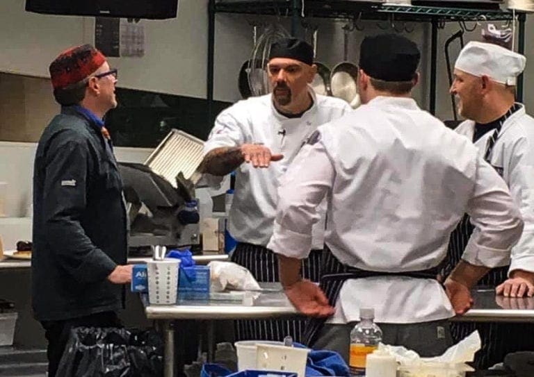 A photo of a number of chefs.