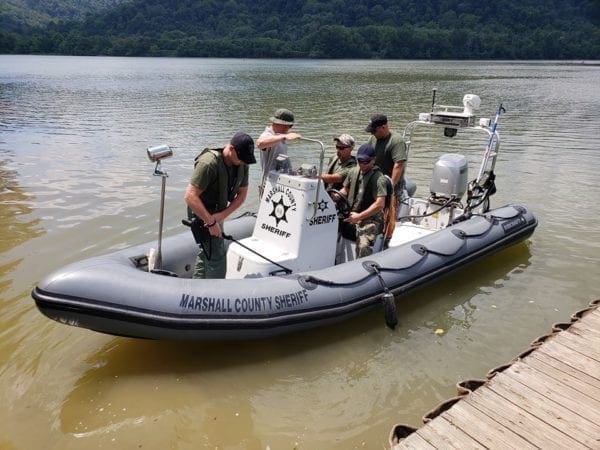 A swift-water crew with a sheriff's department.