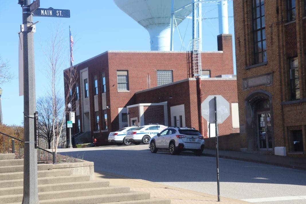 A photo of a city streets.