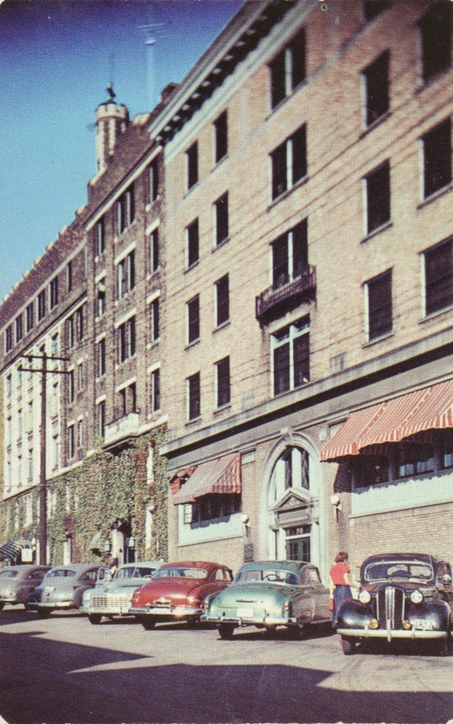 A photo with old cars.