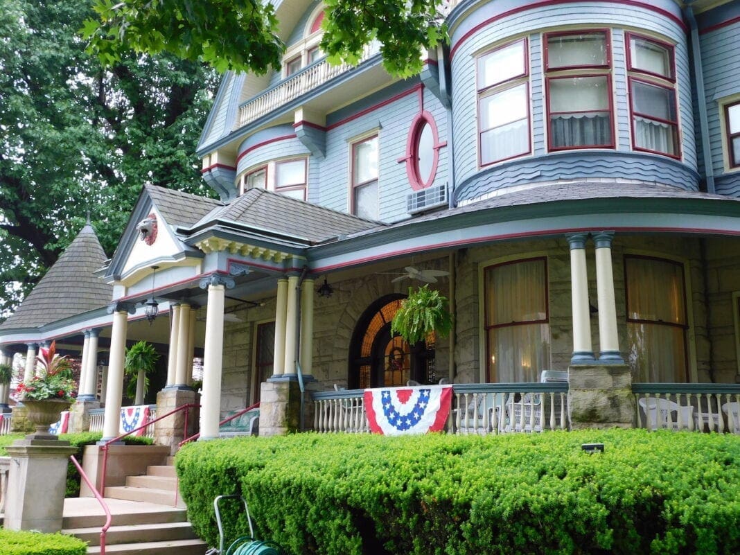 A photo of a gorgeous Victorian home.