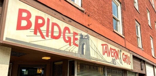 A marquee sign for a restaurant.