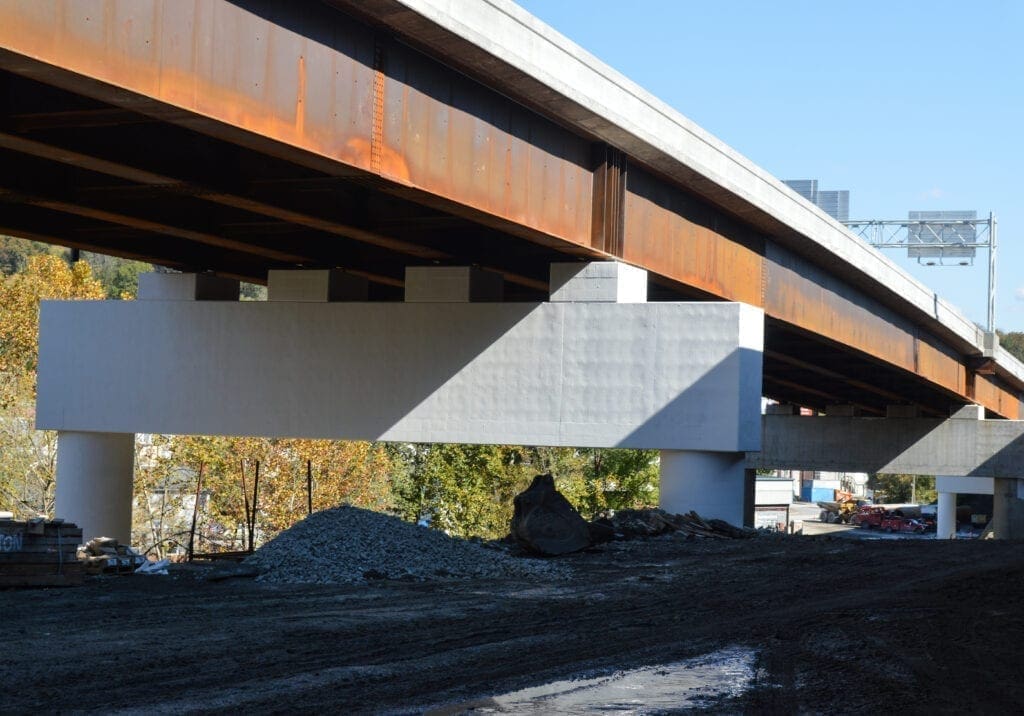 A new highway under construction.