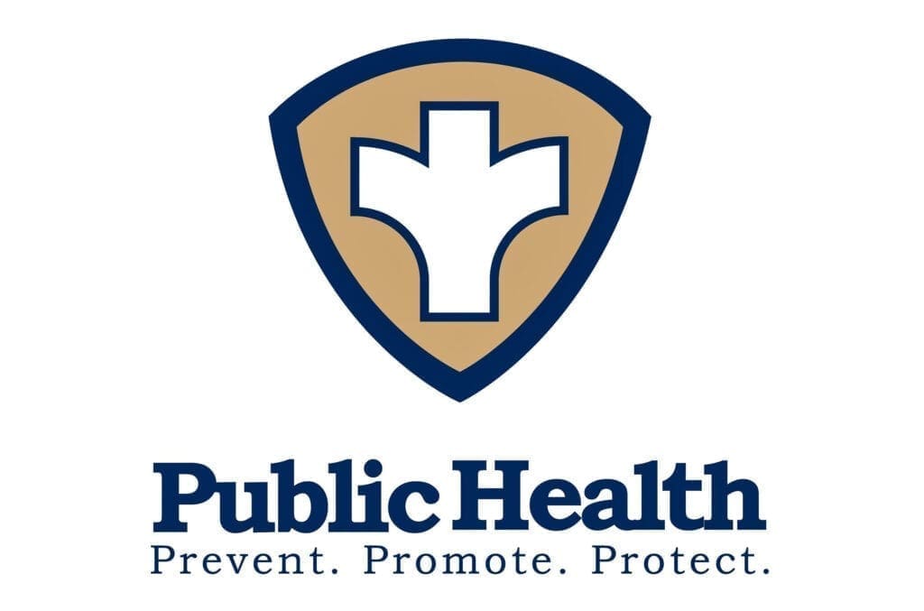 A logo for public health.