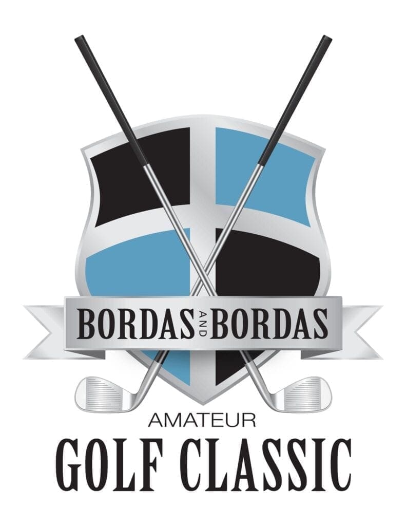 A logo for a Bordas & Bordas golf event.