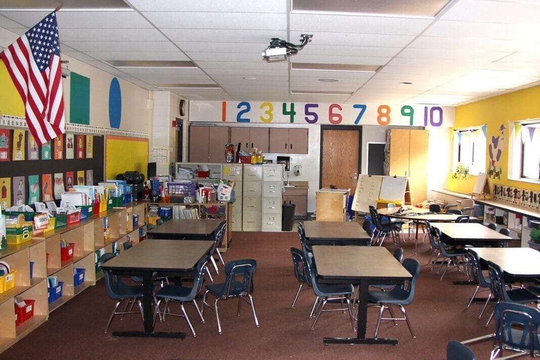 A preschool classroom