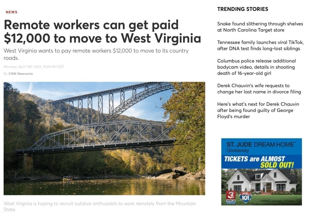 WV Remote workers ad