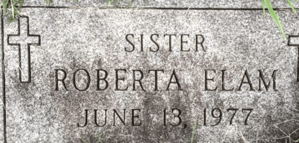 Murder of Roberta Elam Tombstone