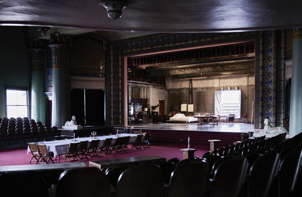 An empty theatre.