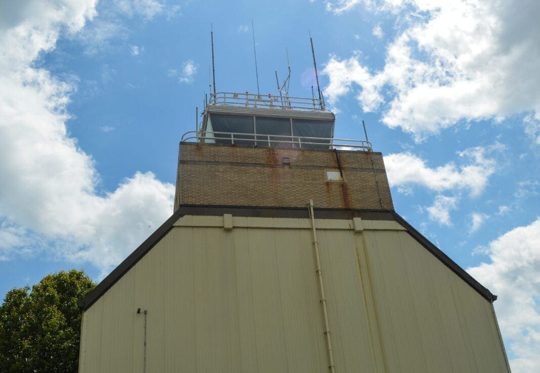 A tower for a small airport.