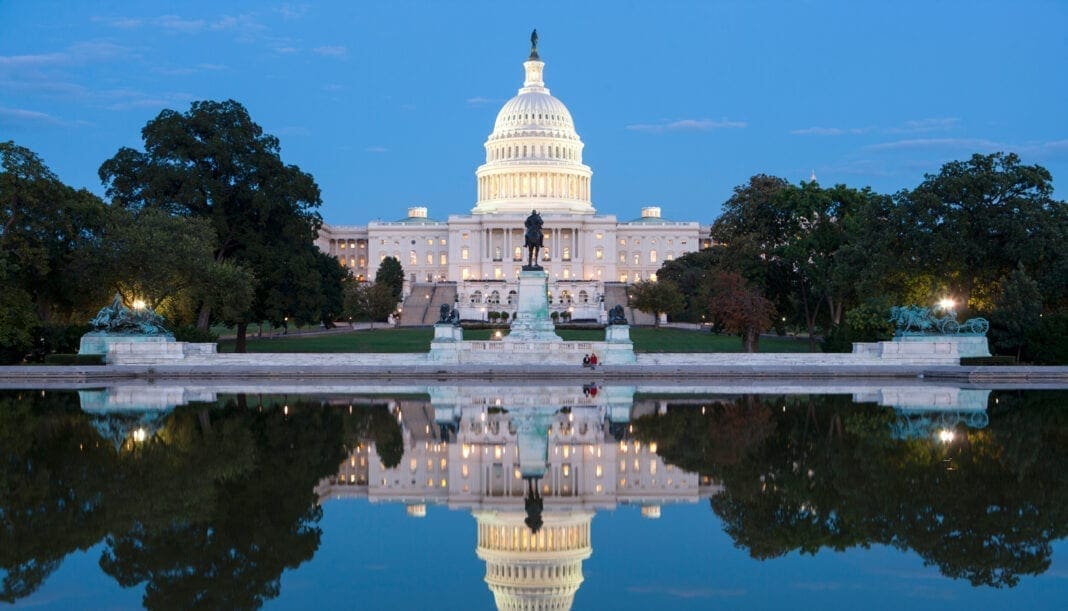 A photo of the U.S. Capitol.