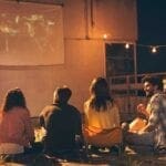 backyard-projector