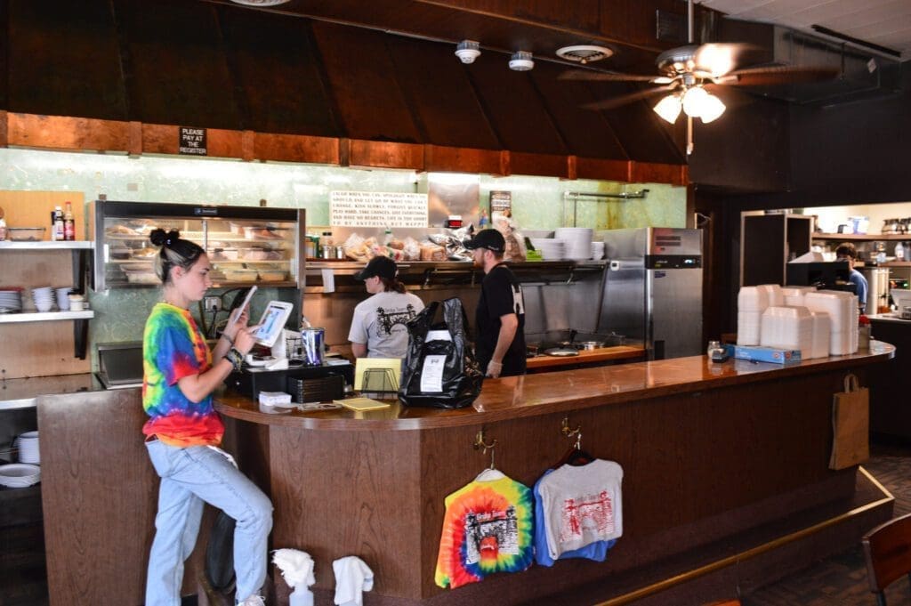 A lunch counter is a restaurant.