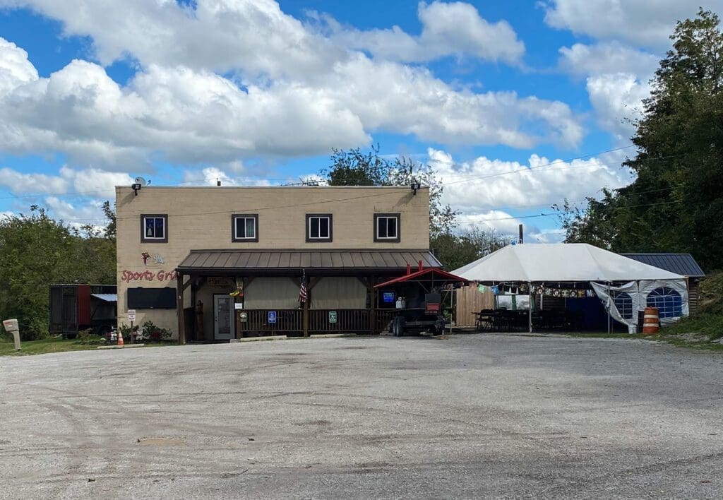 A photo of the exterior of a restaurant.