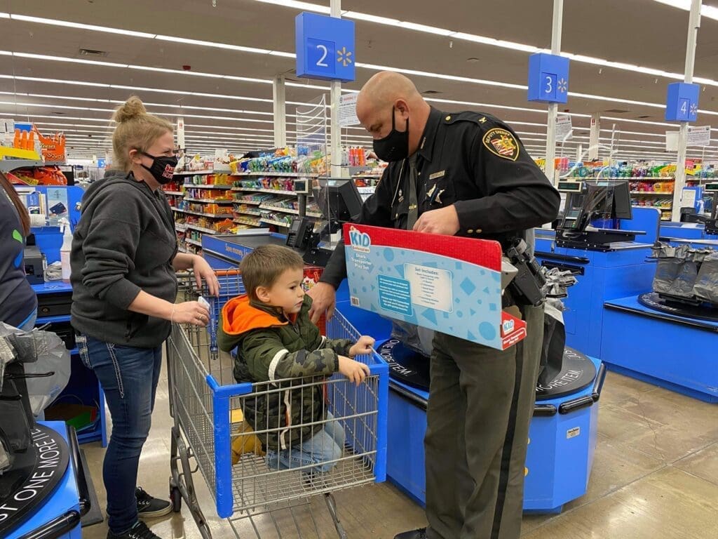 Shopping With an officer