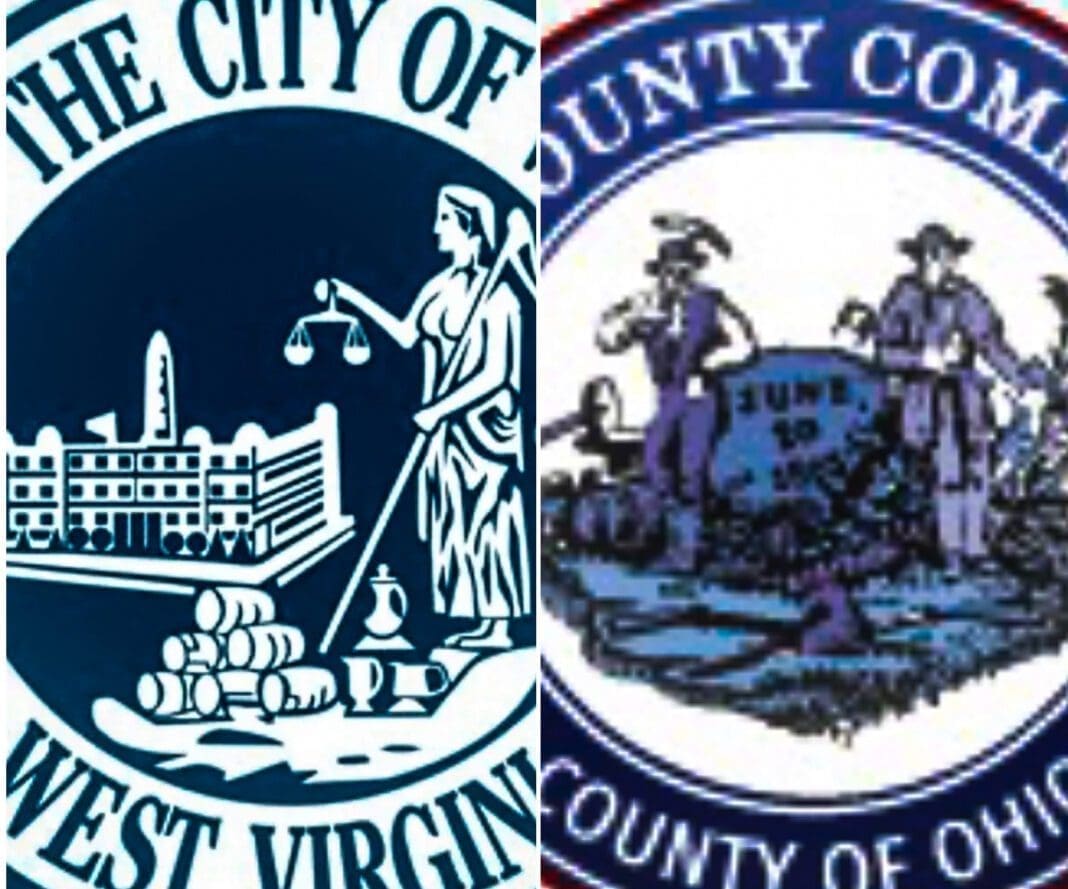 Two logos of a county and a city.