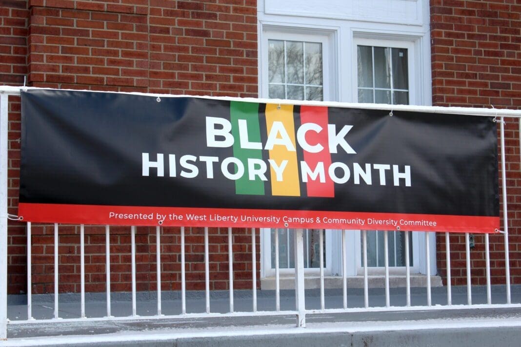 A banner on a porch.