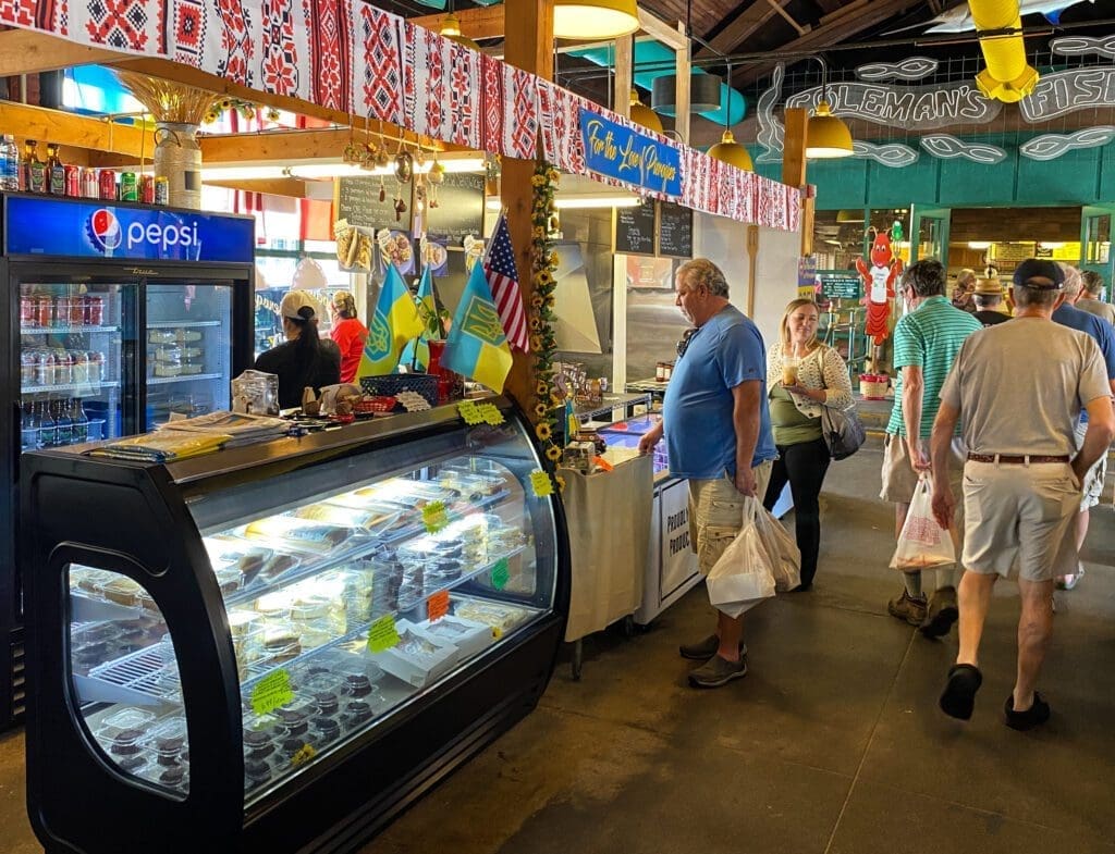 A food counter.