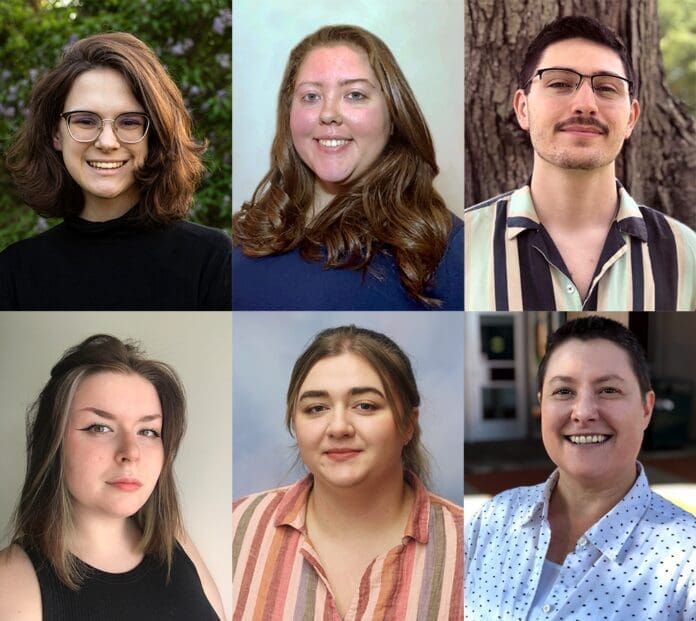 Six people in a collage.