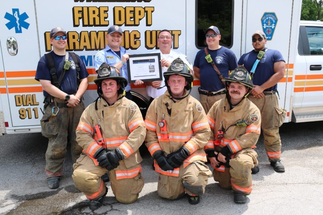 A group of firefighters.