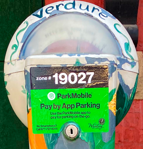 A parking meter.