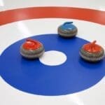 Curling – stones in circle