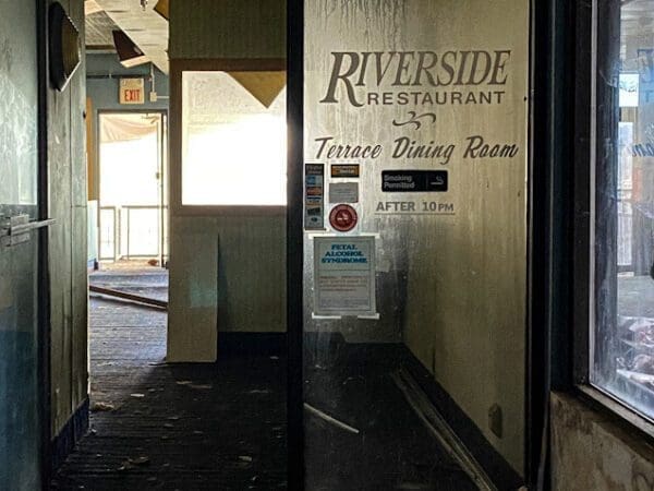 The front entrance to a bar.