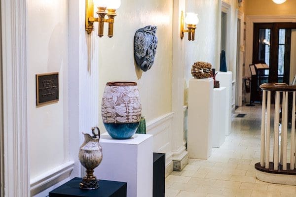 A hallway of a house.