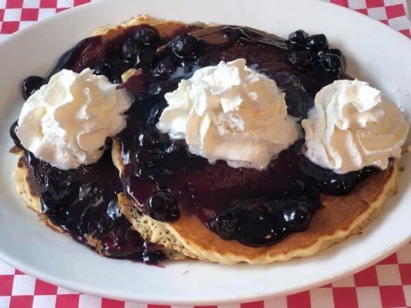 blueberry pancakes