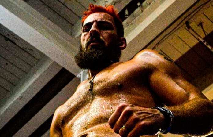 A man with red hair.