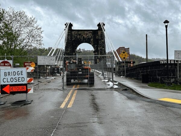 A closed bridge.