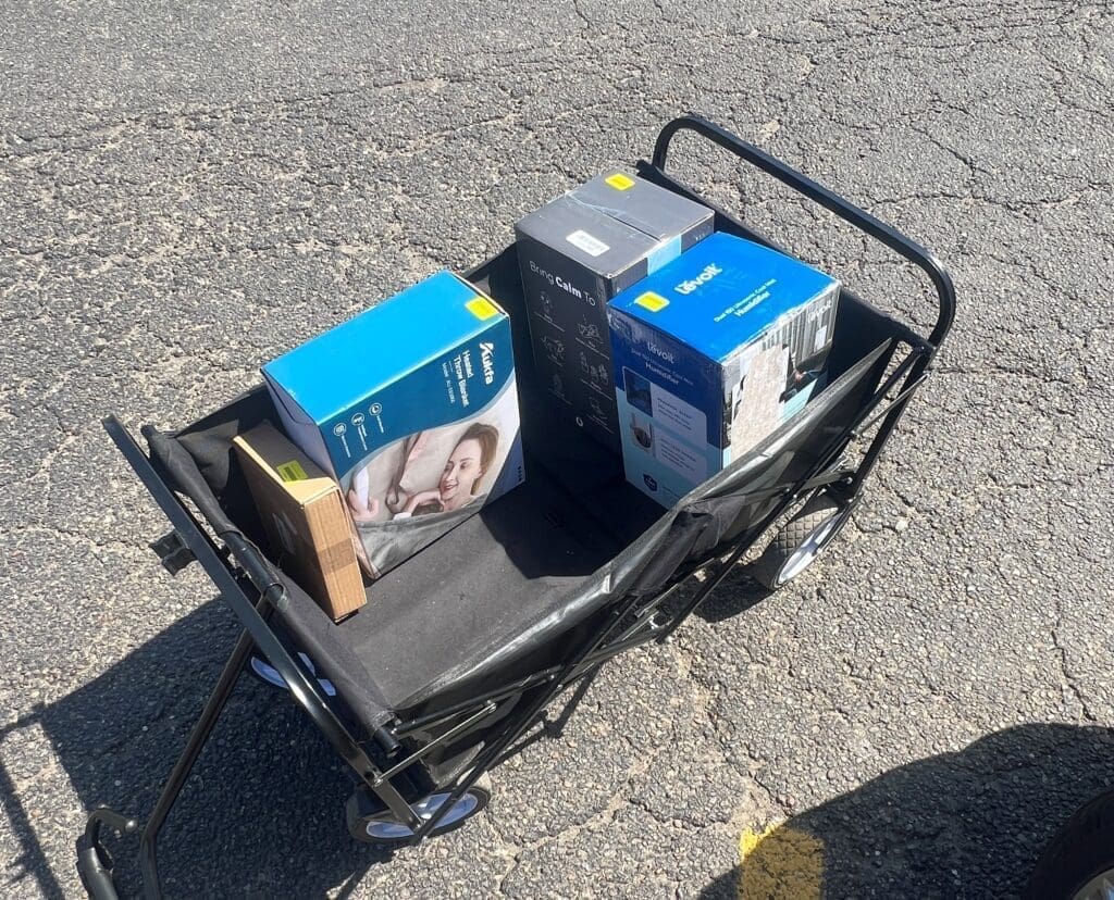 cart of items