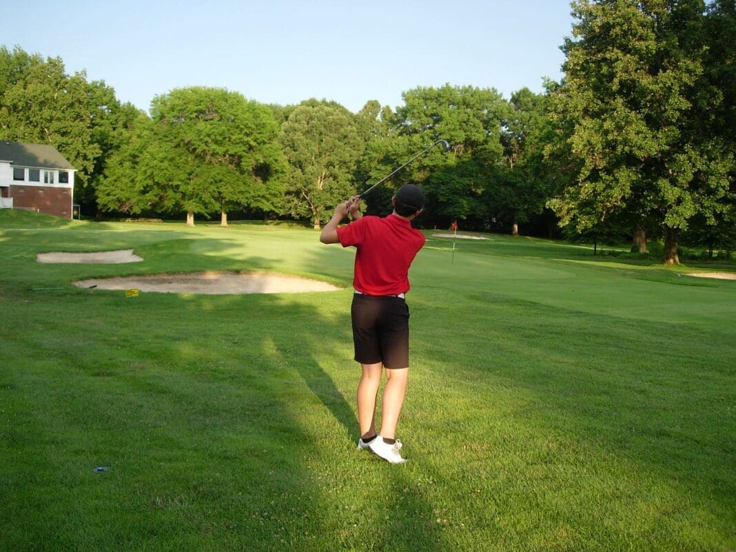 A youth golfer.