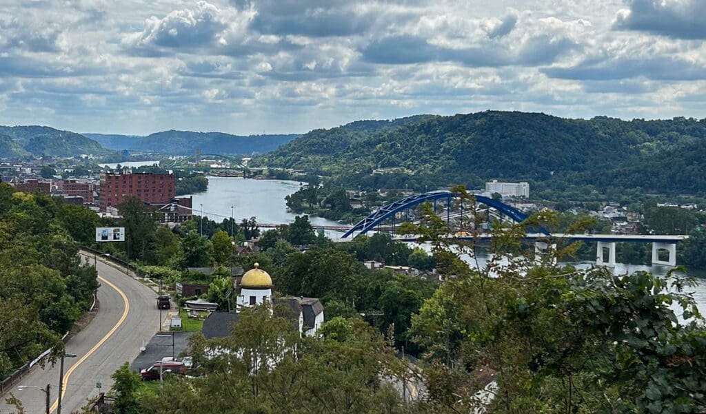 A view from an overlook.