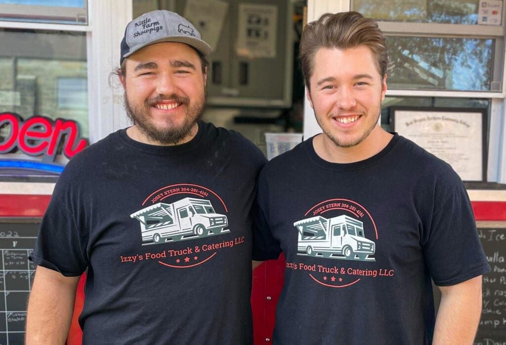 Two men posing for a photo.