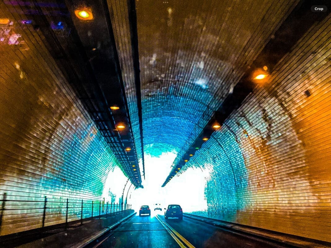 A tunnel photo.