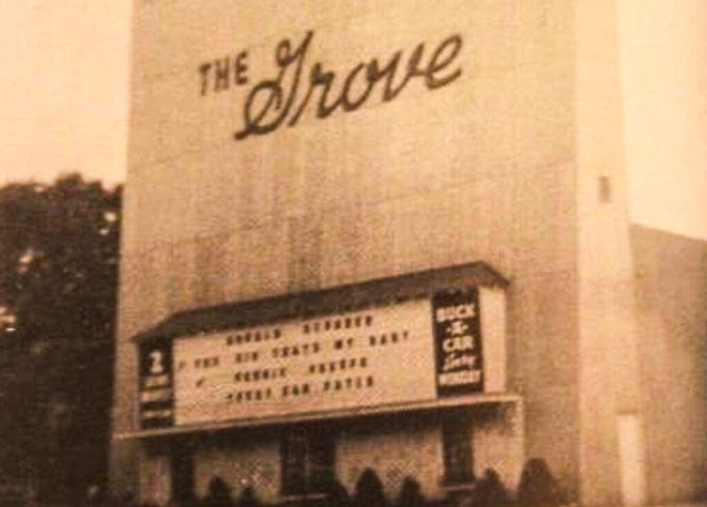 A drive-inn theatre.