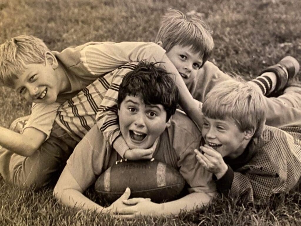 A group of boys.