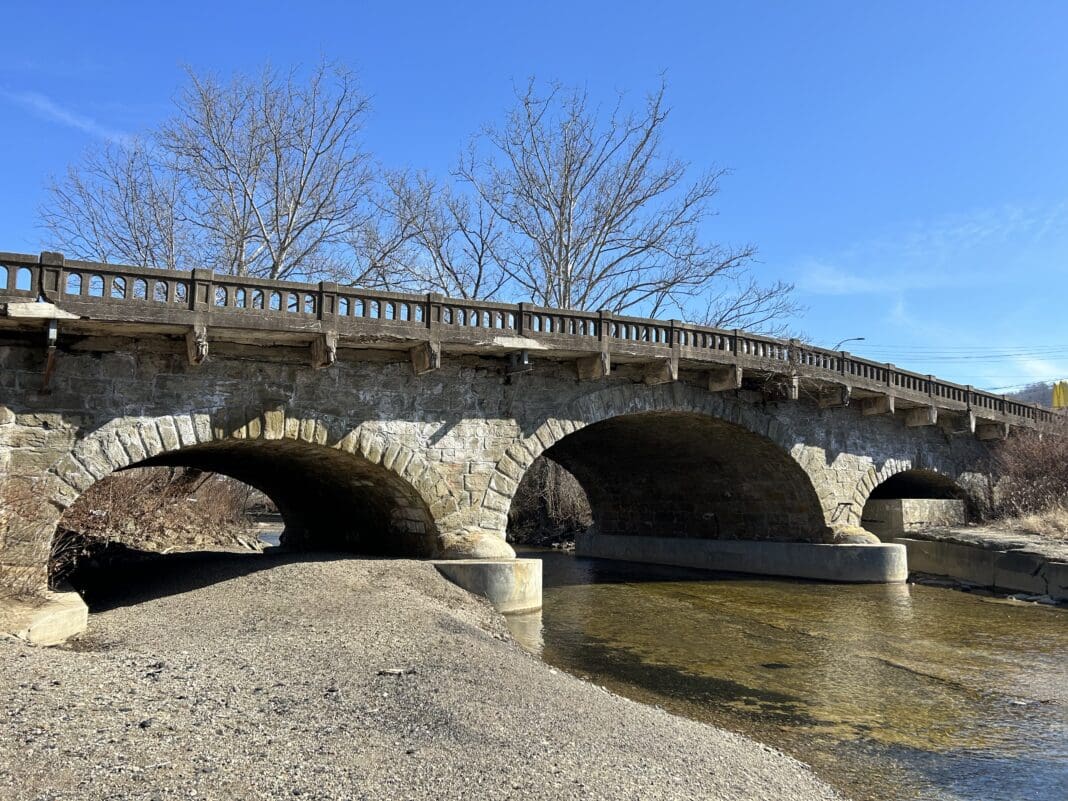 An old bridge.