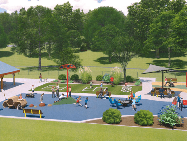 A play area.