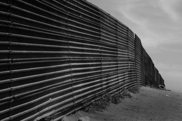 A border fence.